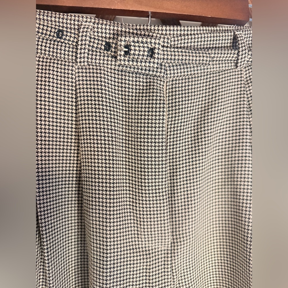 Express Black and White Houndstooth Pants